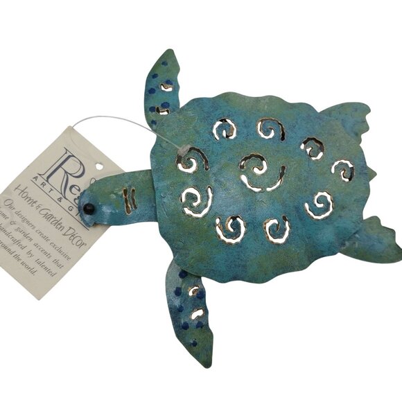 Vintage Metal Sea Turtle Hatchling Set Of 3 Regal Art & Gift Wall Decor 2005 - Picture 2 of 6